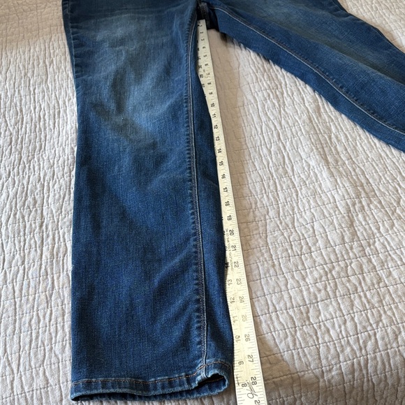 J. Jill High Rise Dark Blue Straight Leg Jeans Size 10R - Picture 11 of 11